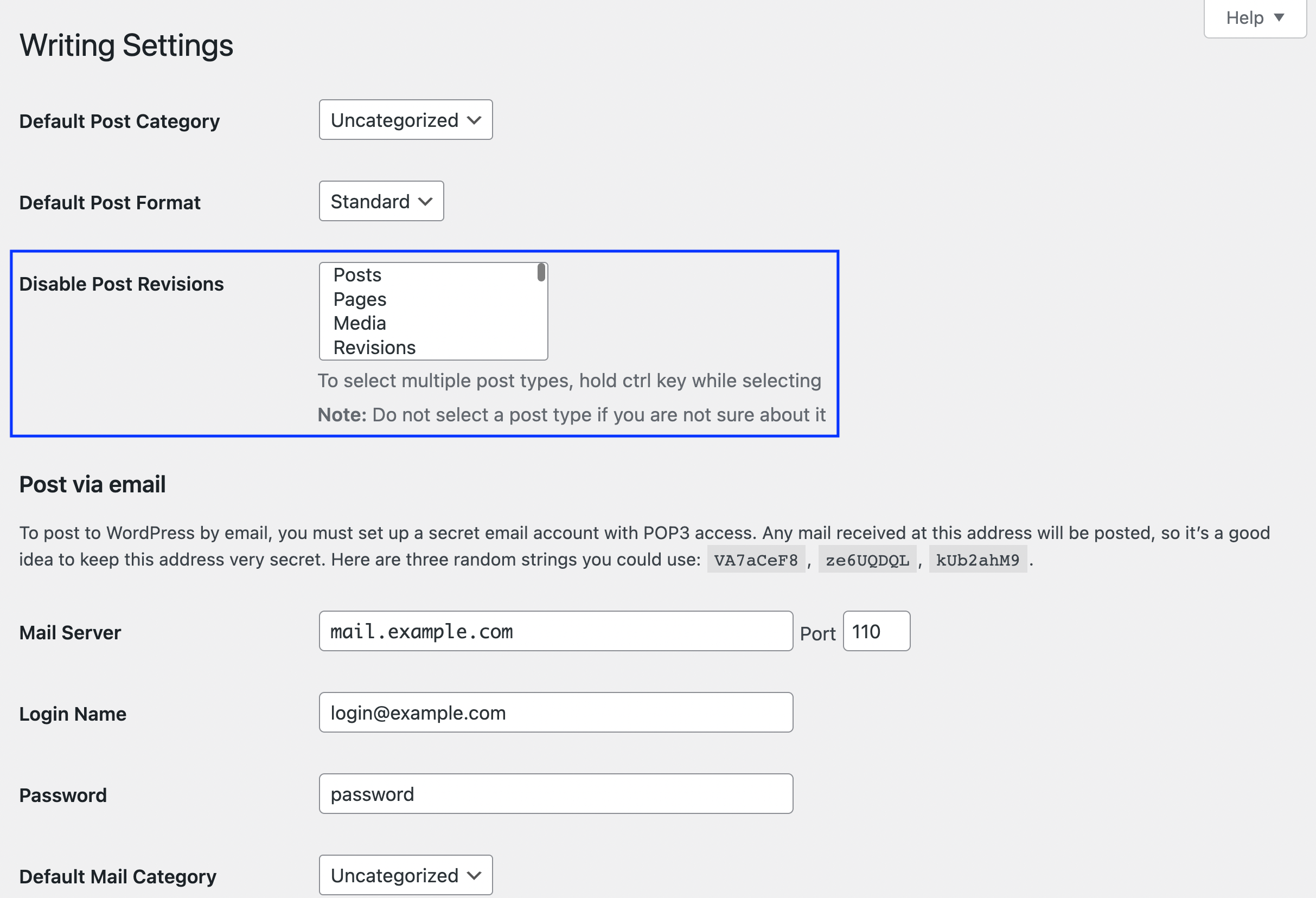 How to manage your WordPress revision history: Disable post revisions settings in WordPress