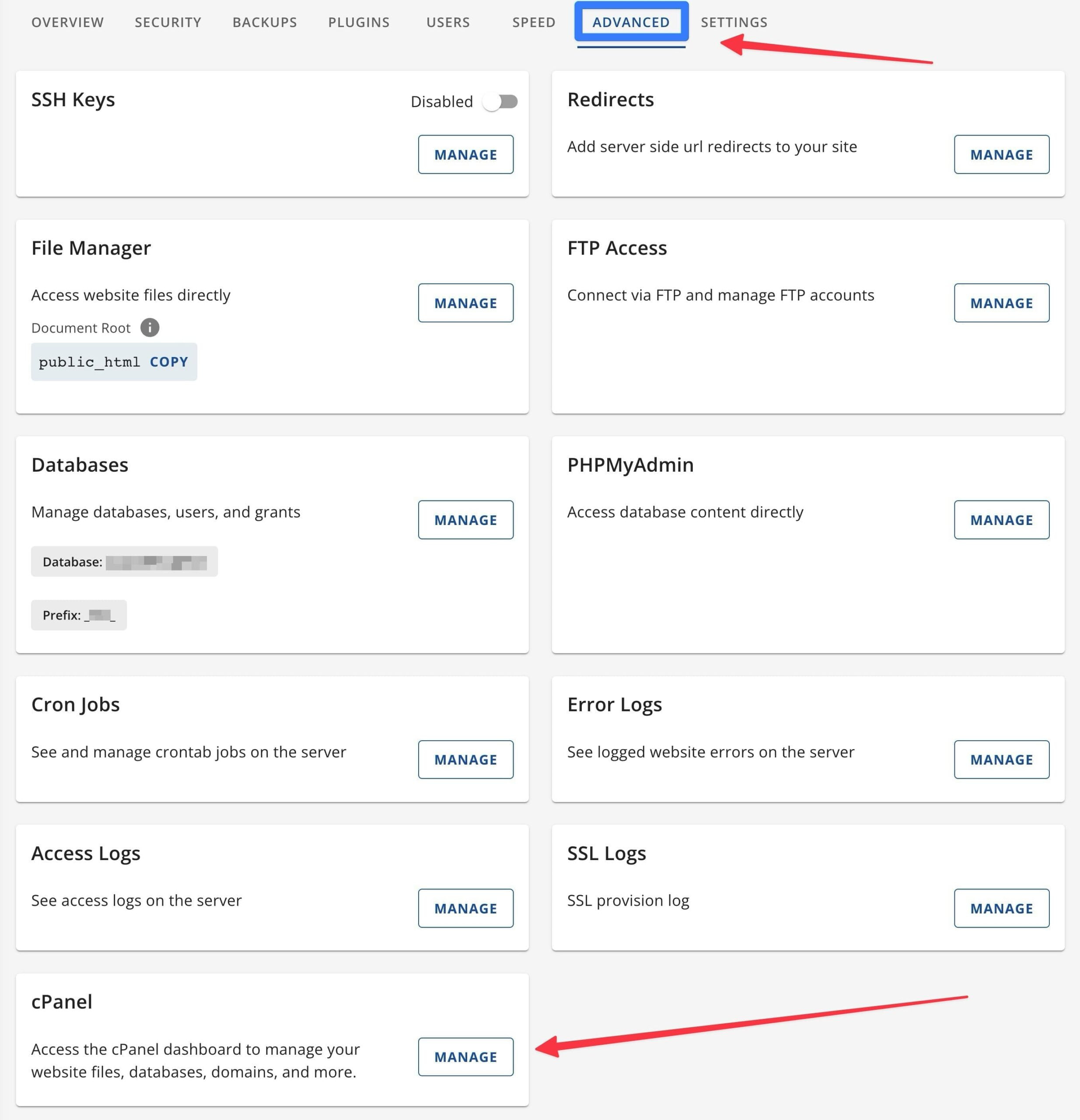 Bluehost cpanel link scaled 1