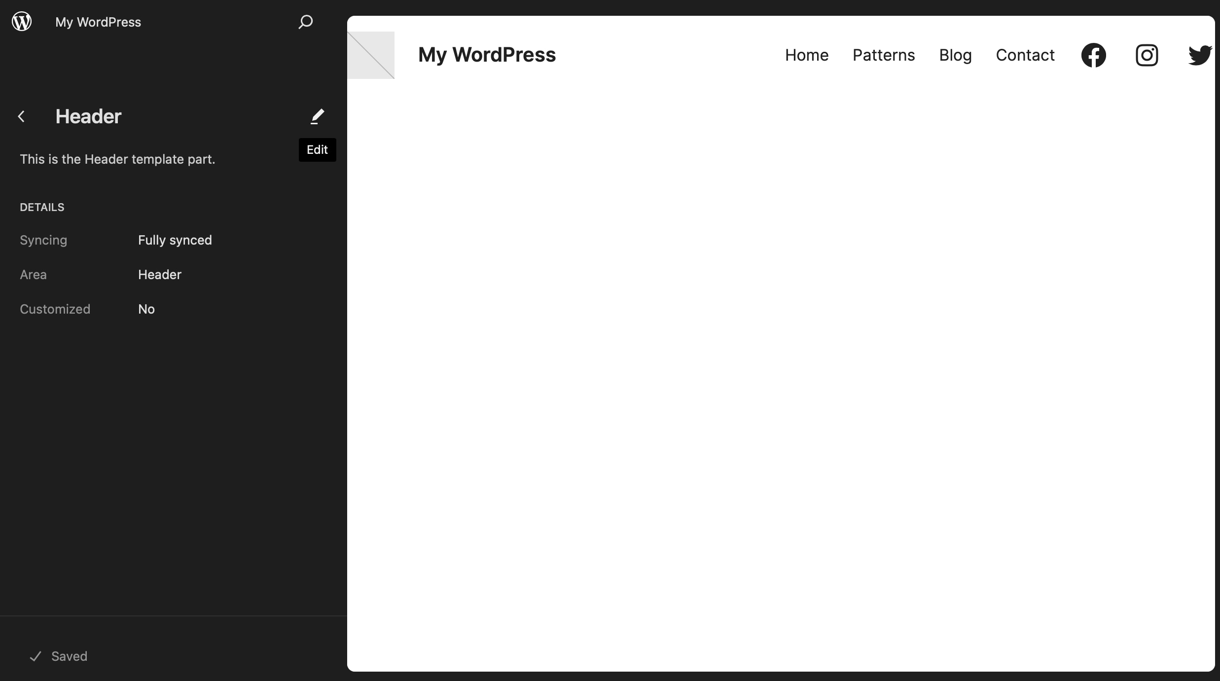 How to create a WordPress sticky header with the FSE.