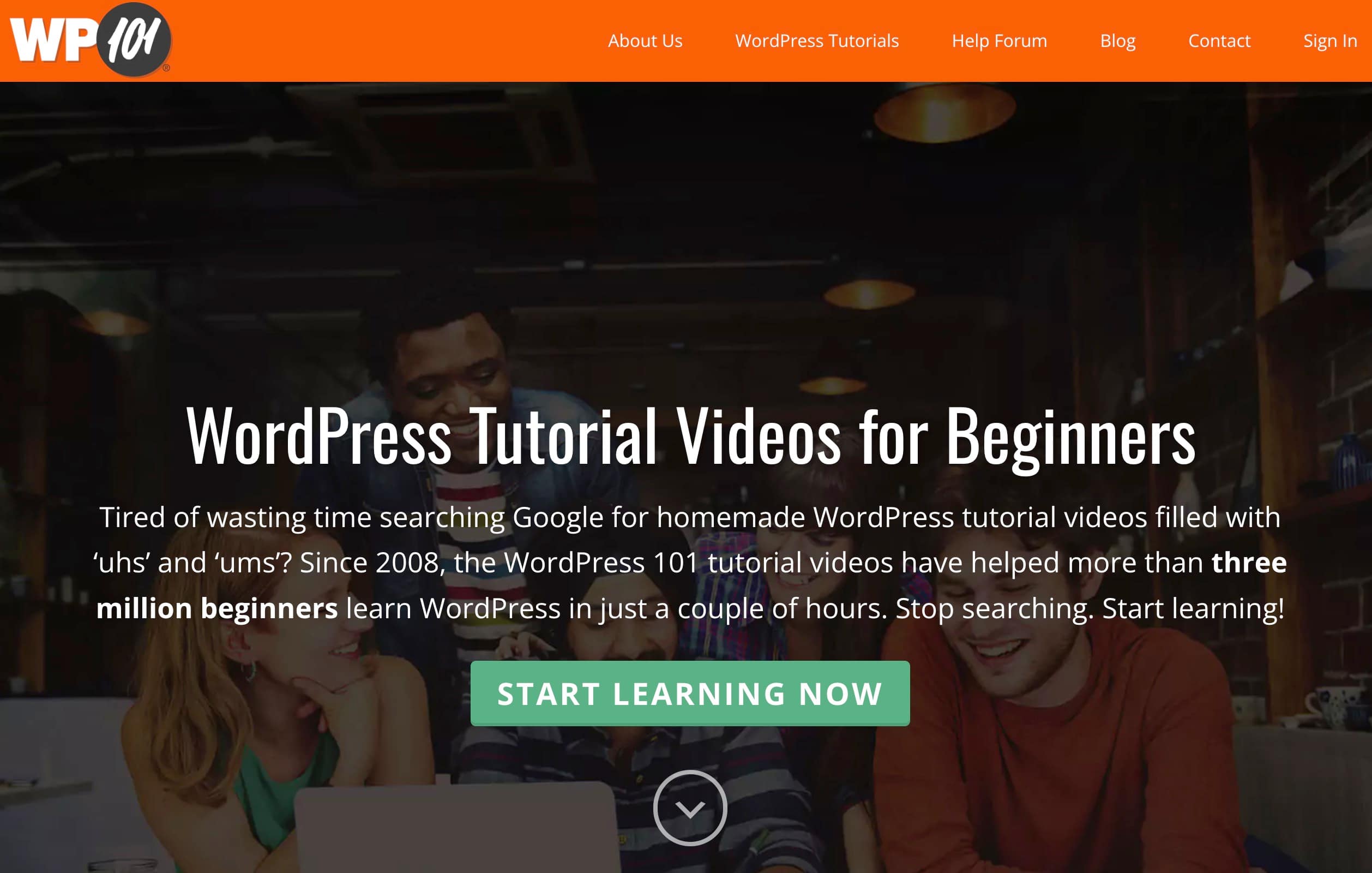 how to learn WordPress with WP101.