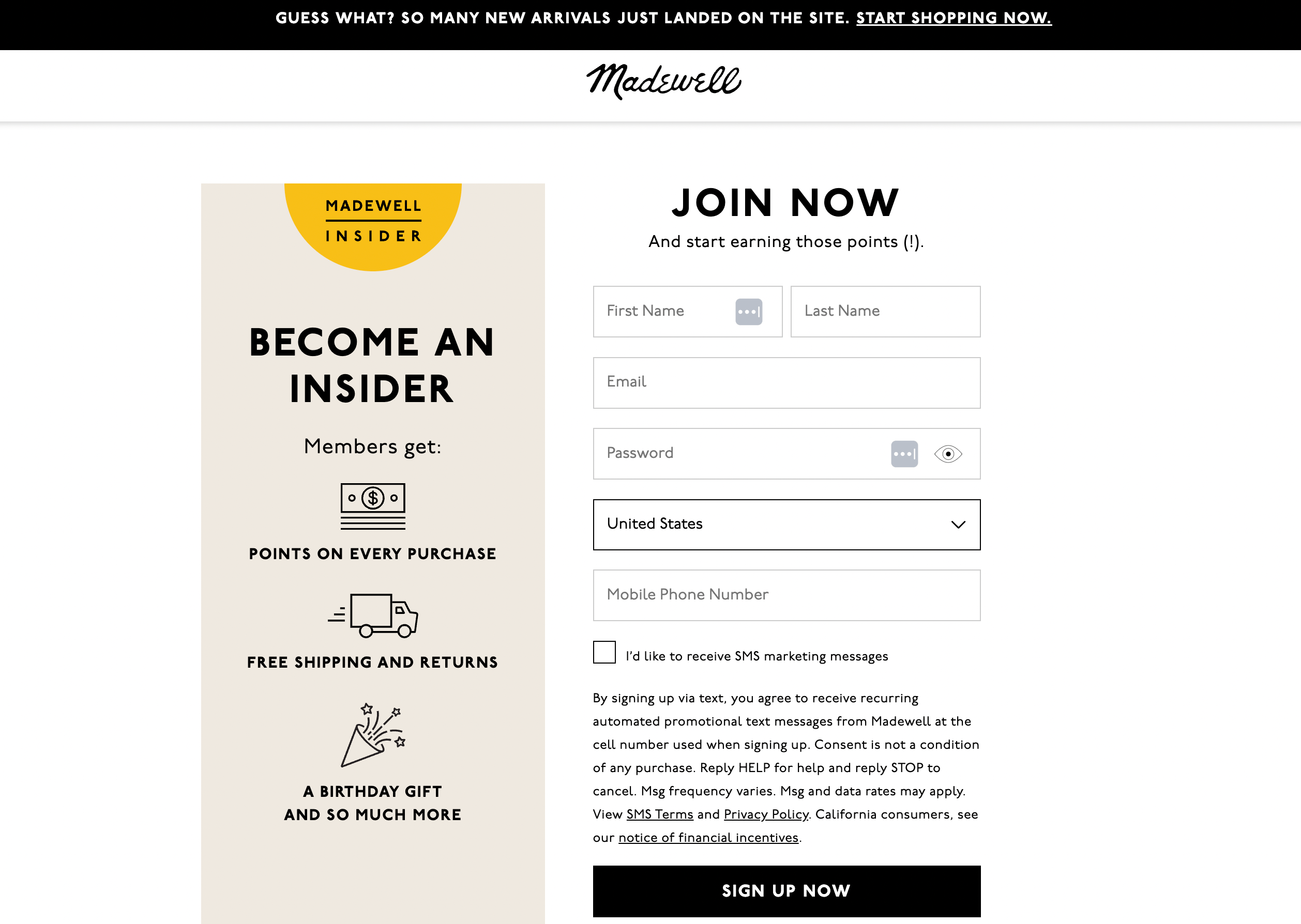 Join an e-commerce loyalty program