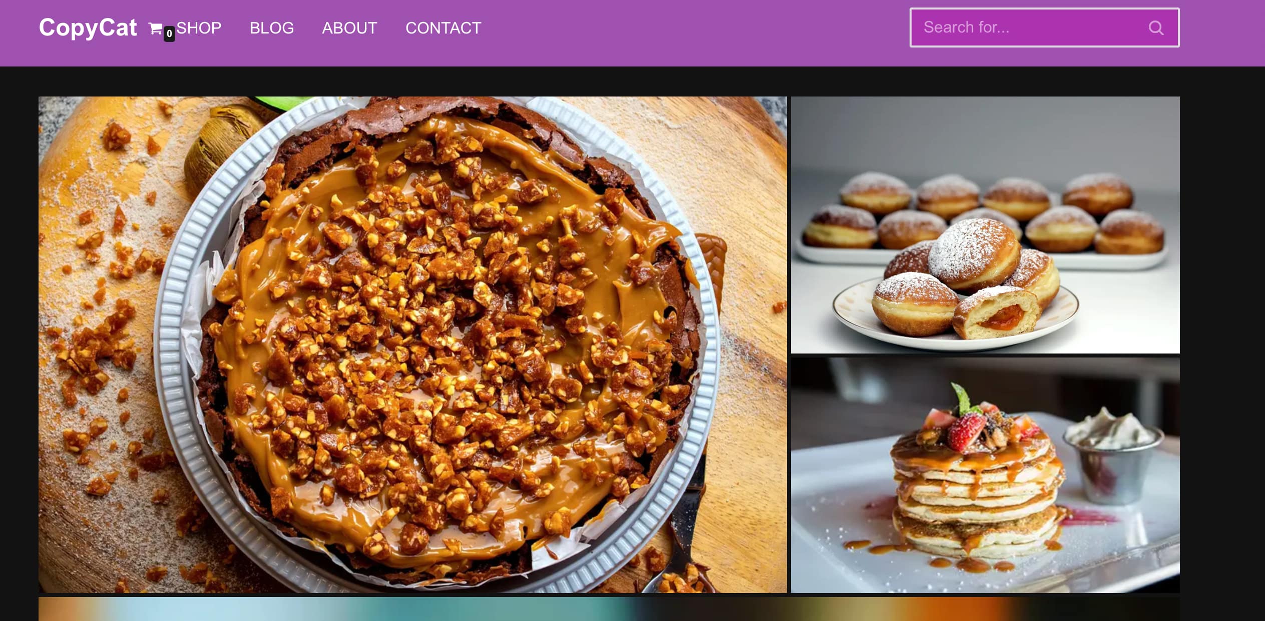 Preview custom Neve header.