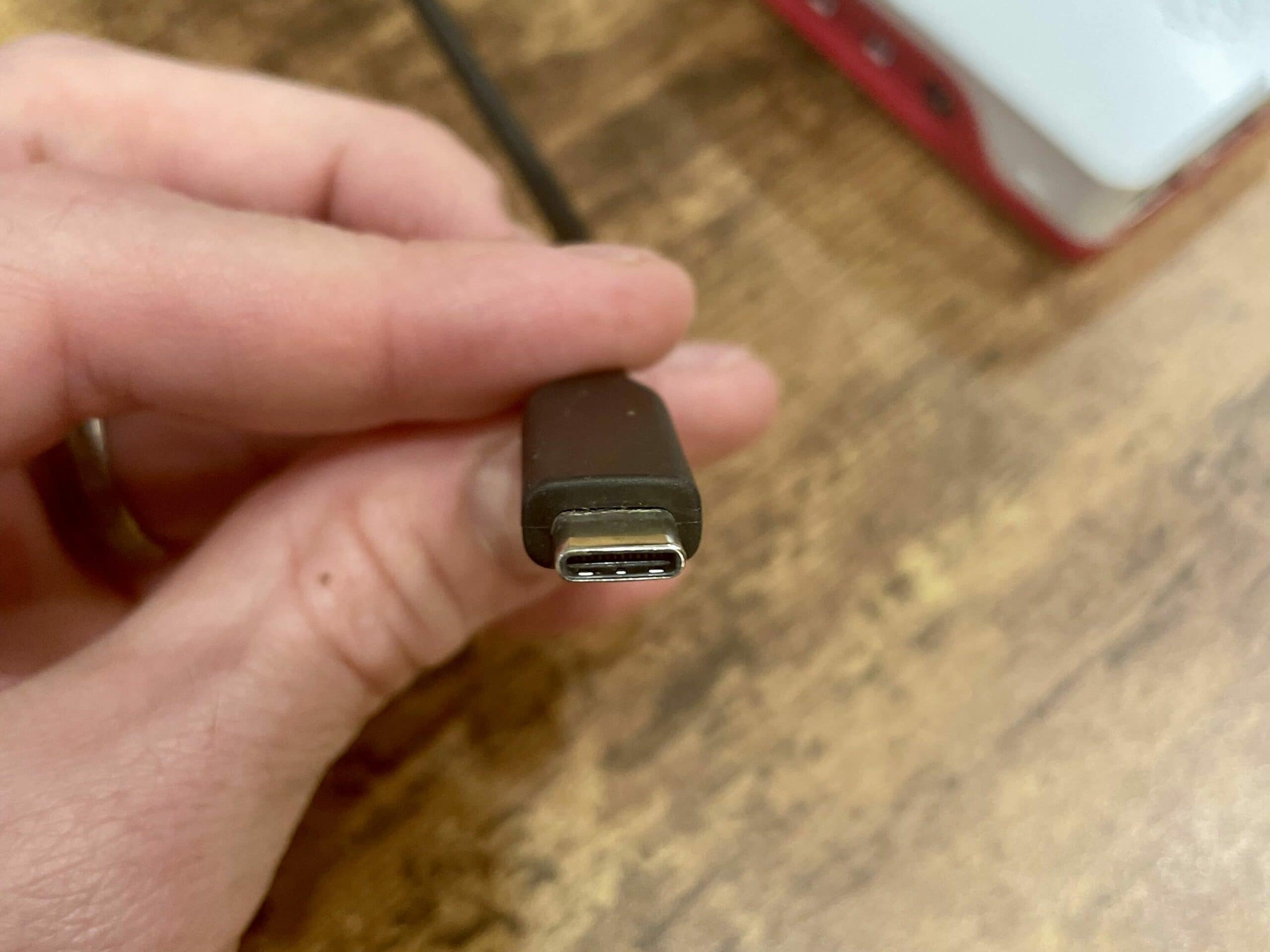 USB-C power source.