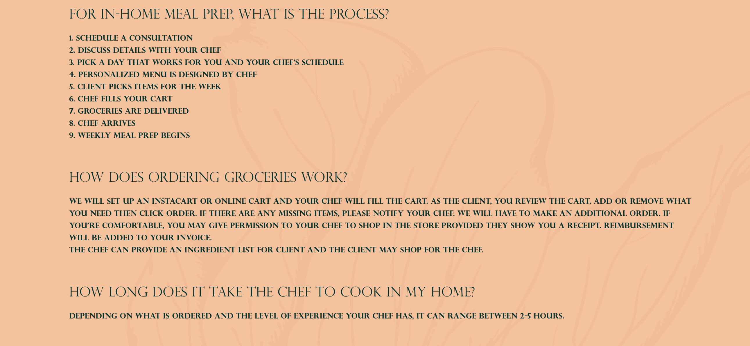 The Taste You Can See FAQs