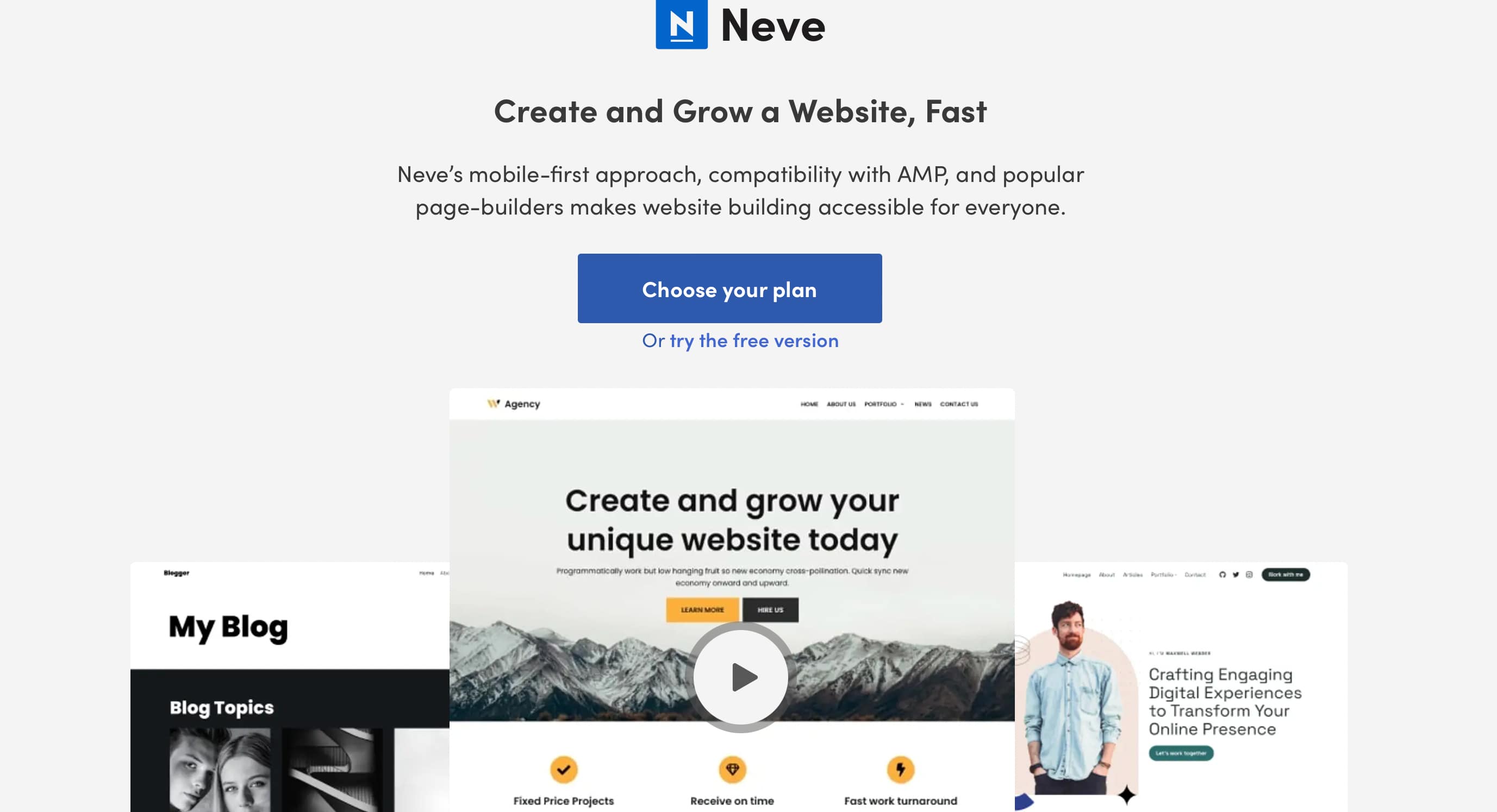 Create a sticky menu with a premium WordPress theme like Neve Pro.