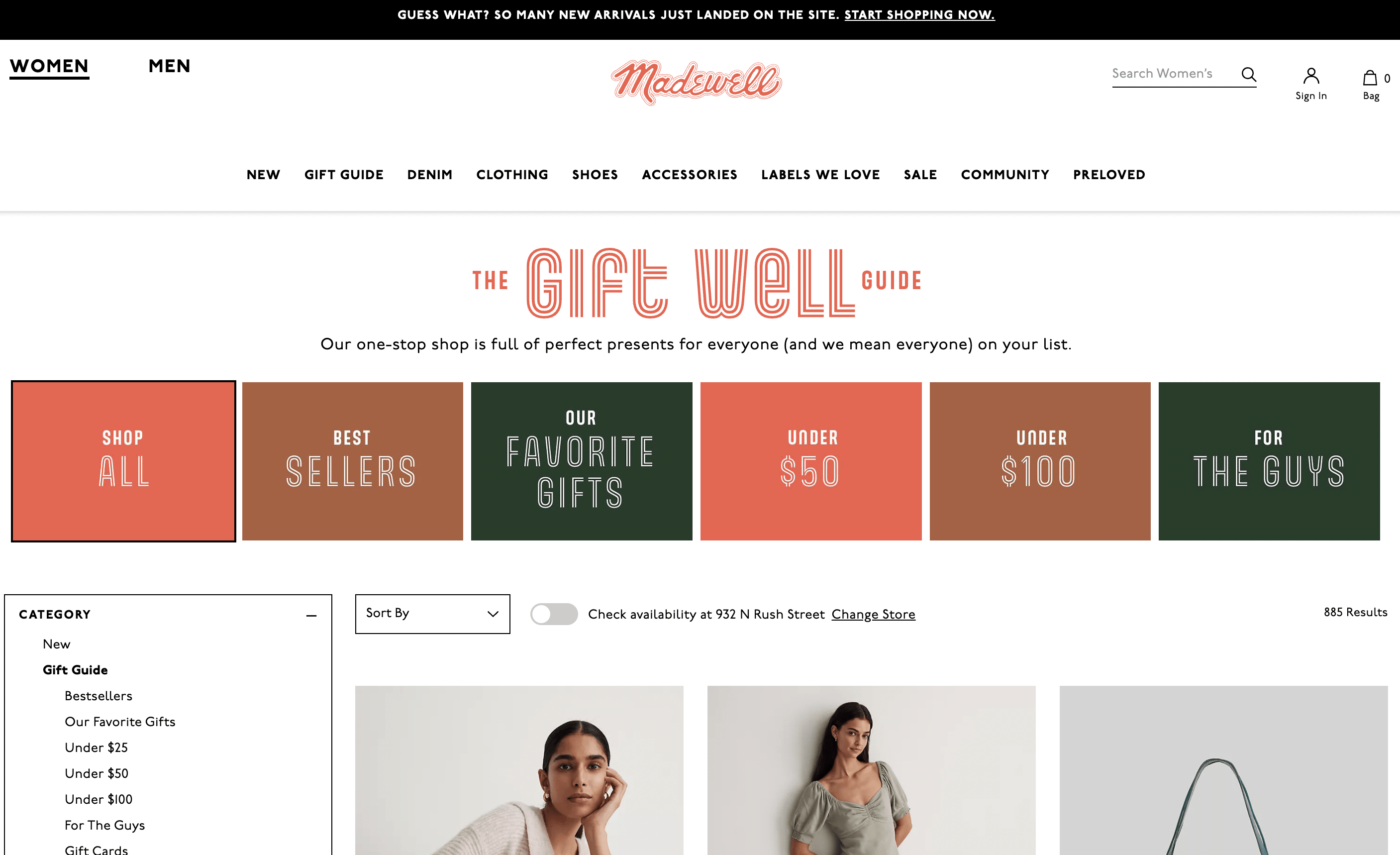 A gift guide is a popular Christmas promotion idea.