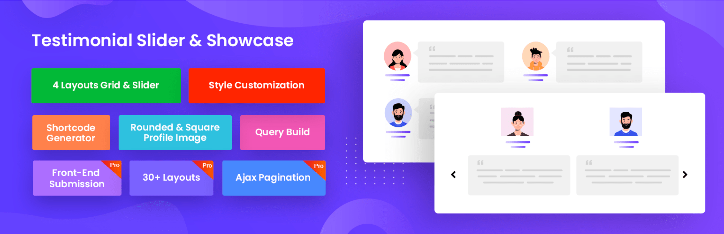 Best WordPress testimonial plugins: Testimonial Slider banner
