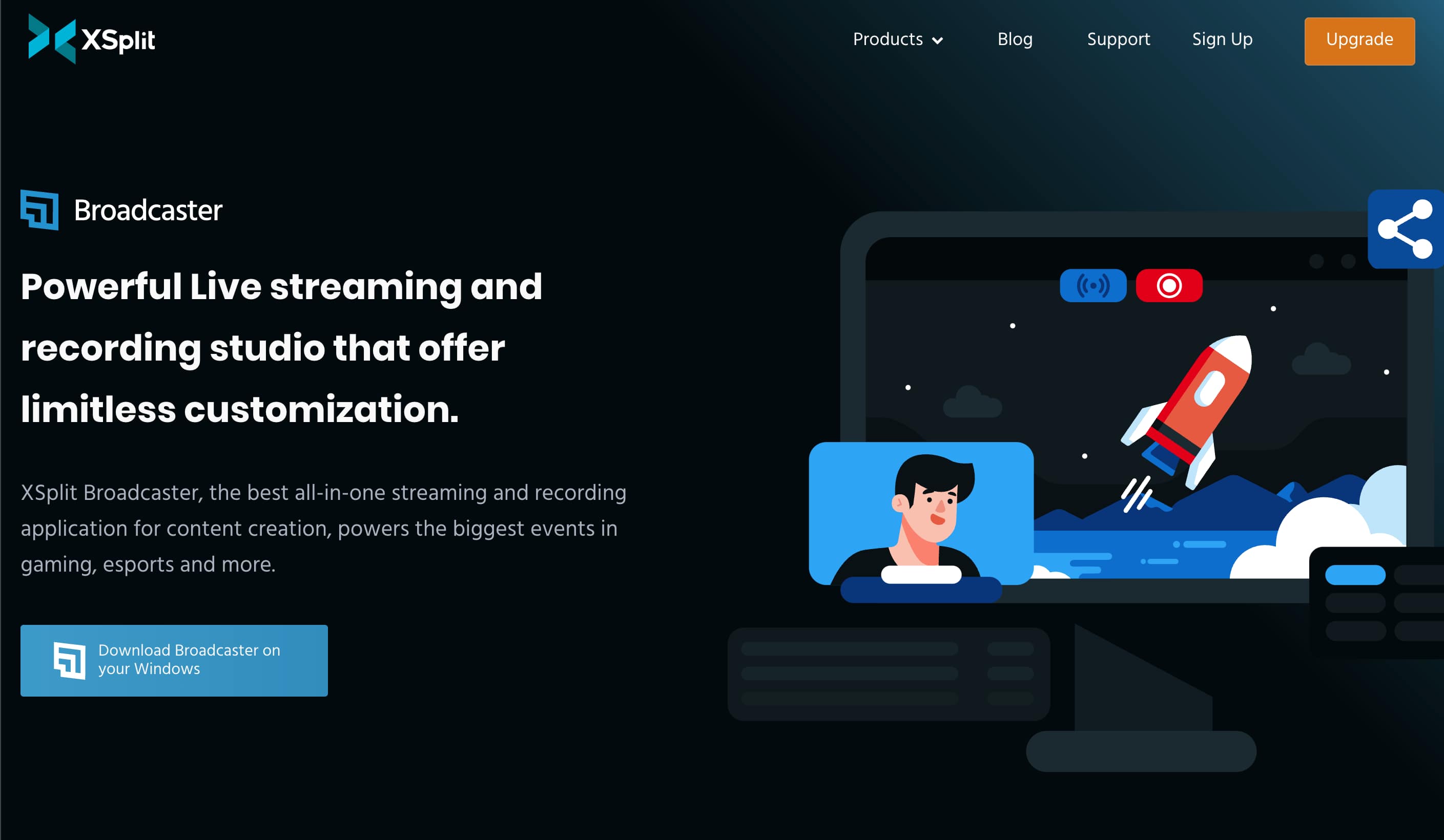 xsplit broadcaster - best streaming software