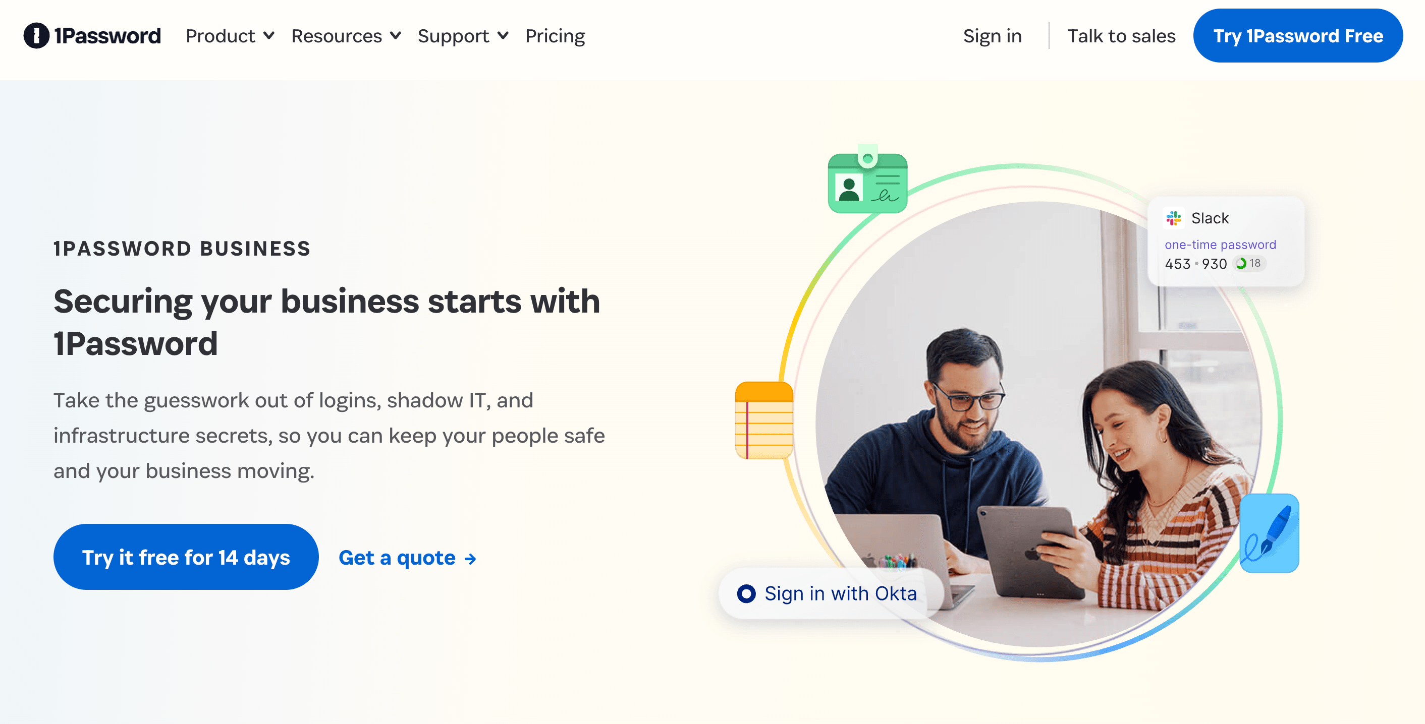 1Password Business can help you securely share credentials with your web design clients.