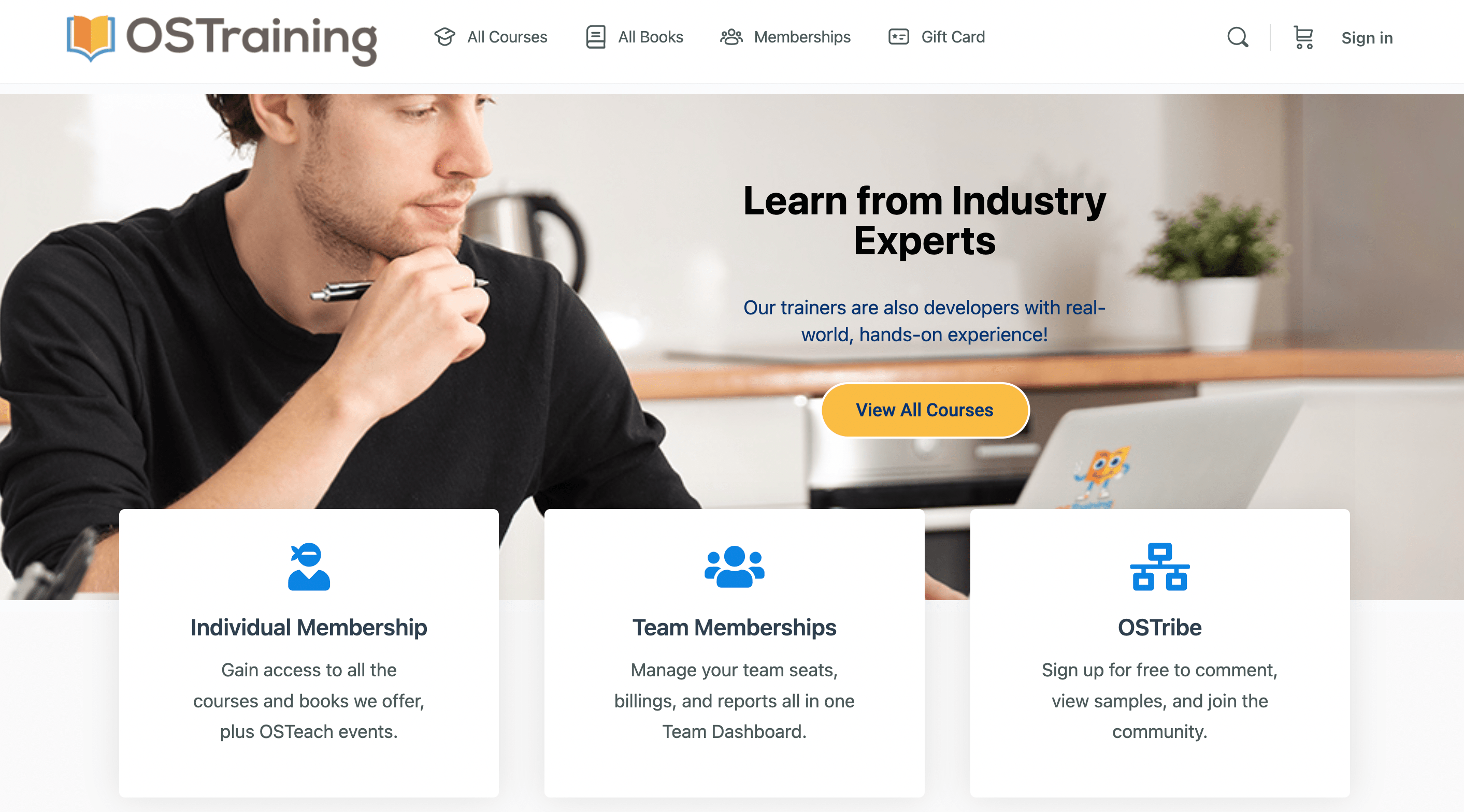OST Training offers online courses, including those for learning WordPress.