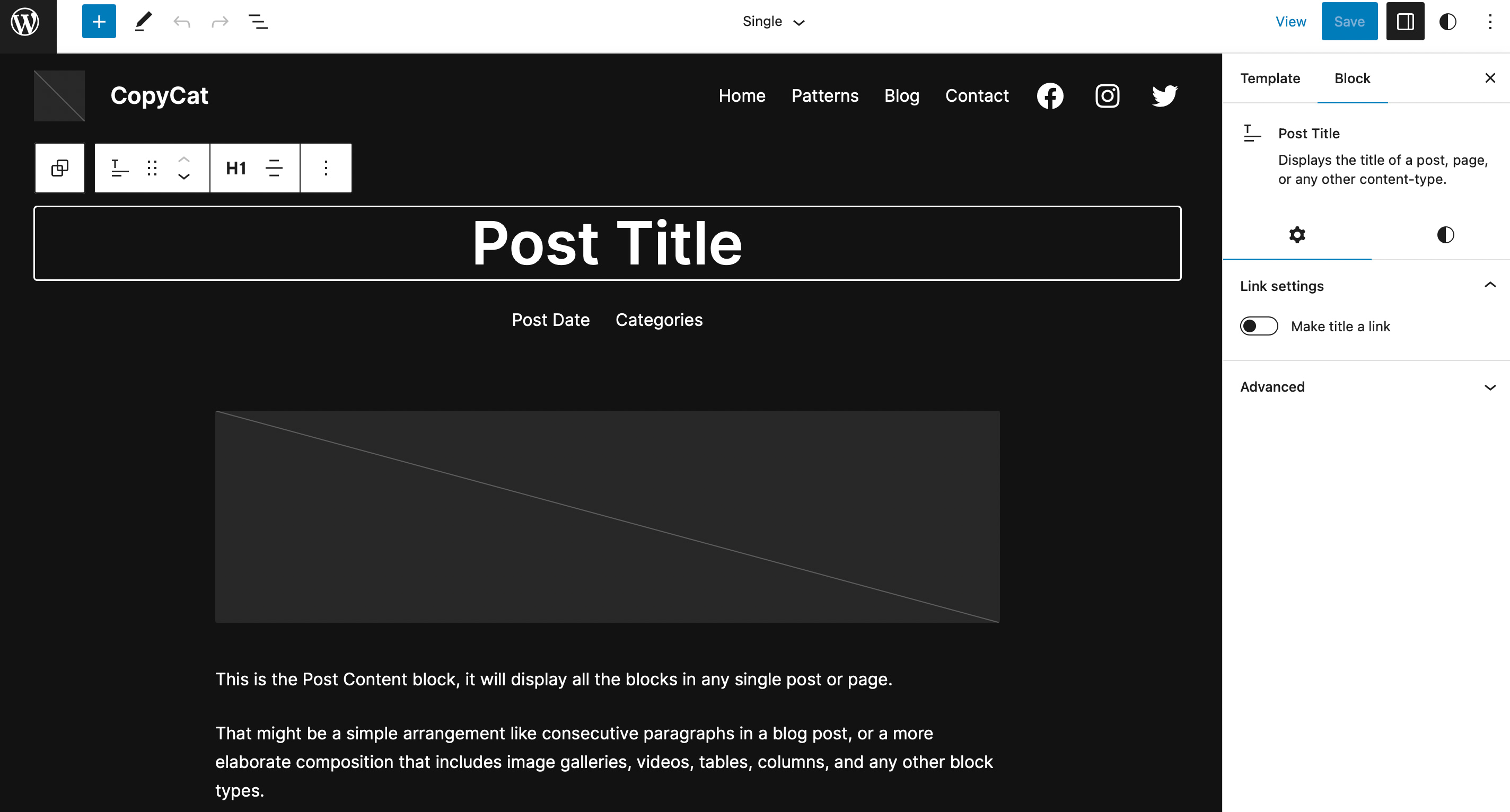 Using the new WordPress Site Editor for FSE.