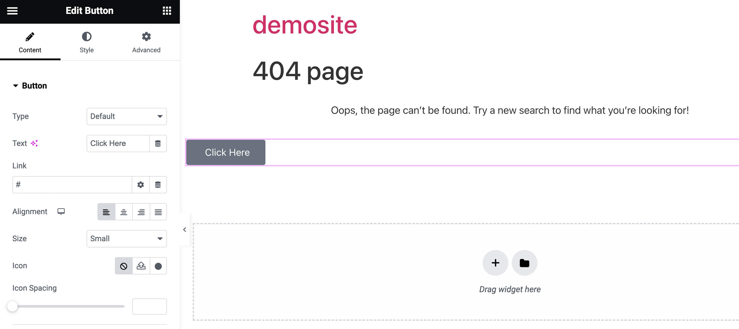 Learn how to set a 404 page in WordPress with a button.