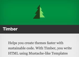 Screenshot of Timber plugin summary in WordPress.org repo