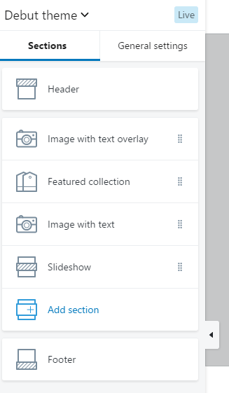 shopify theme customize