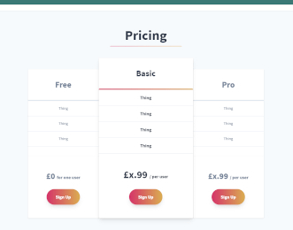 Tailwind Toolbox Landing Page view