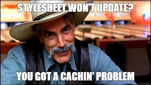 wordpress css browser cache