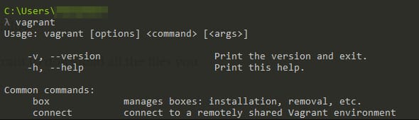 A look at Vagrant from the command line.