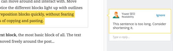 yoast seo in-content analysis