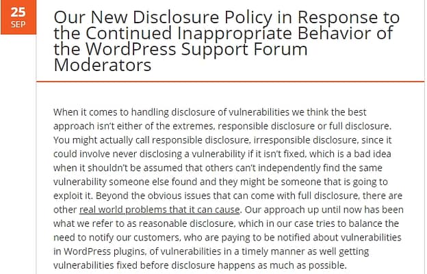 Plugin Vulnerabilities protests in May 2019 WordPress News with CodeinWP