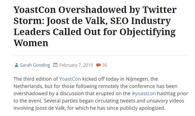 March 2019 WordPress News - Joost de Valk Twitter drama