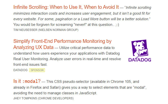 Display Ads in Cooperpress Newsletters