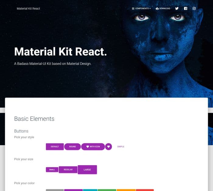 Material Kit React