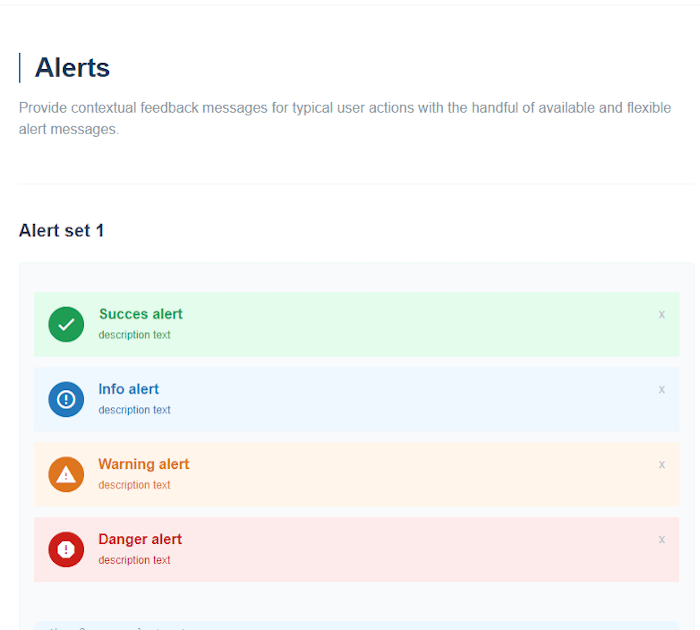Tailwind Templates Alerts