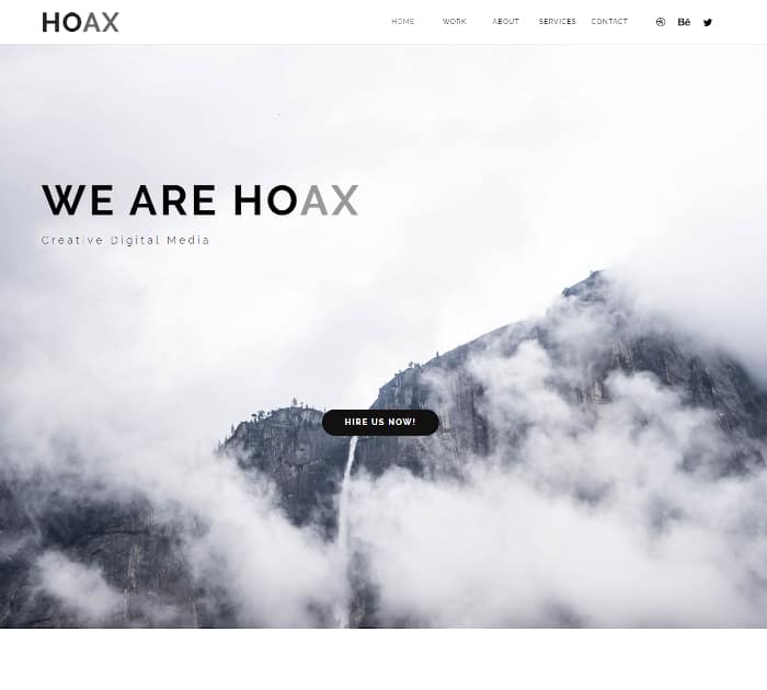 Best Adobe Muse Templates: HOAX