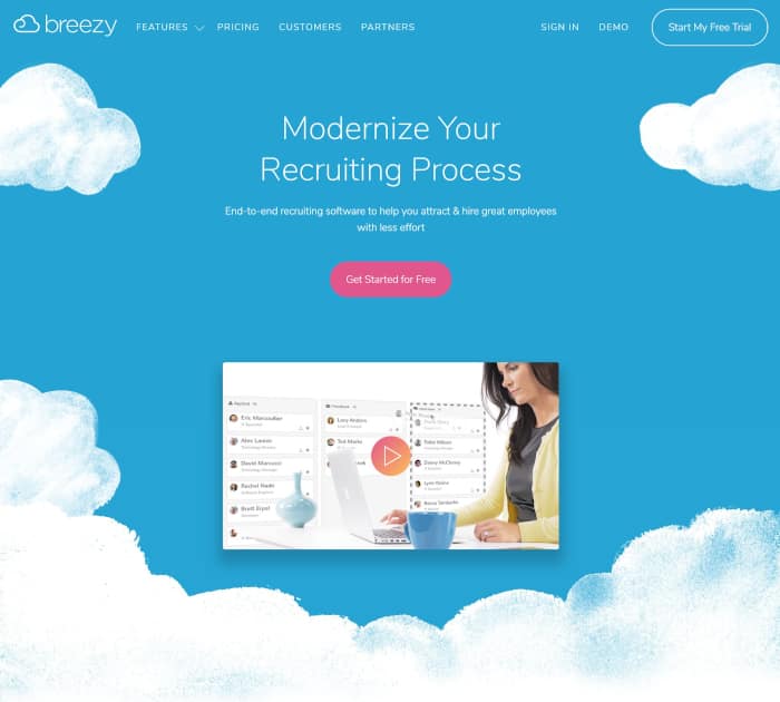 Best applicant tracking software: Breezy