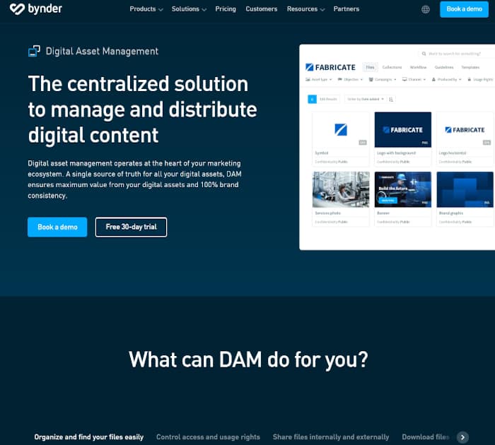 Best digital asset management software: Bynder