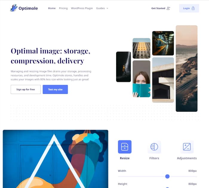 Best digital asset management software: Optimole