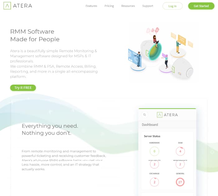 Best MSP software: Atera