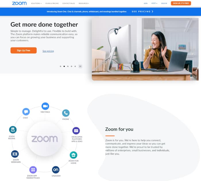 Collaboration tools for remote teams: Zoom
