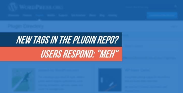 New Tags in the WordPress Plugin Repo