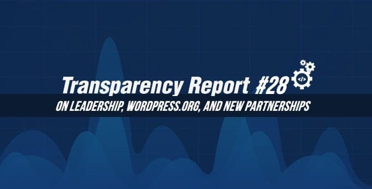 transparency report 28