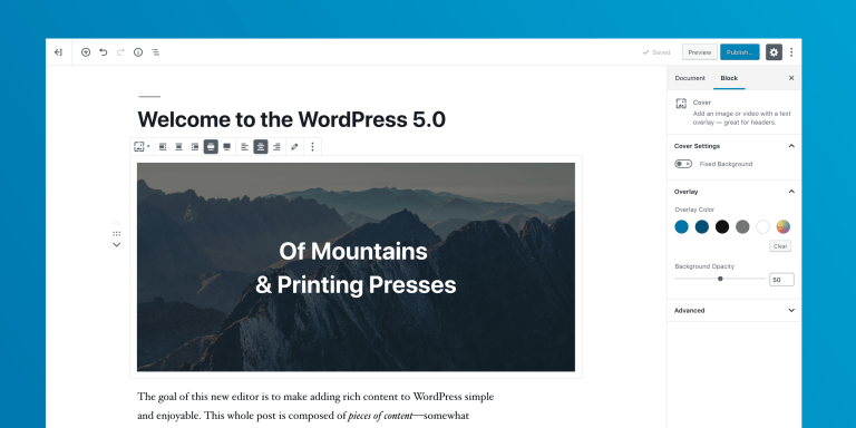 december 2018 wordpress news - wordpress 5.0 release candidate
