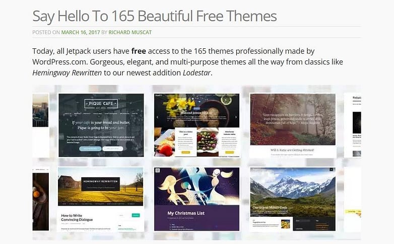 Jetpack Introduces Theme Installation