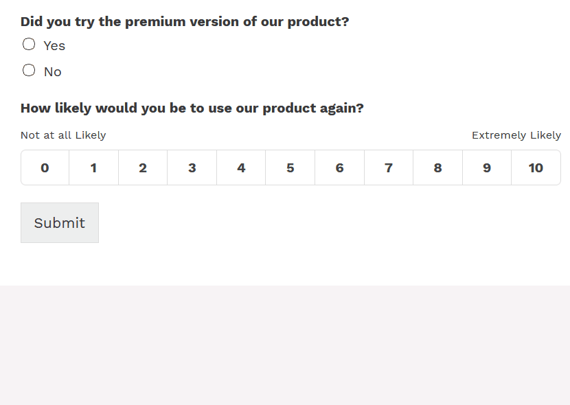 WPForms Conditional Logic