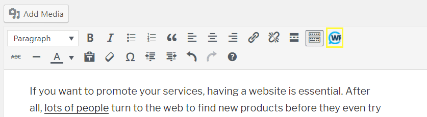 The Watsonfinds button.
