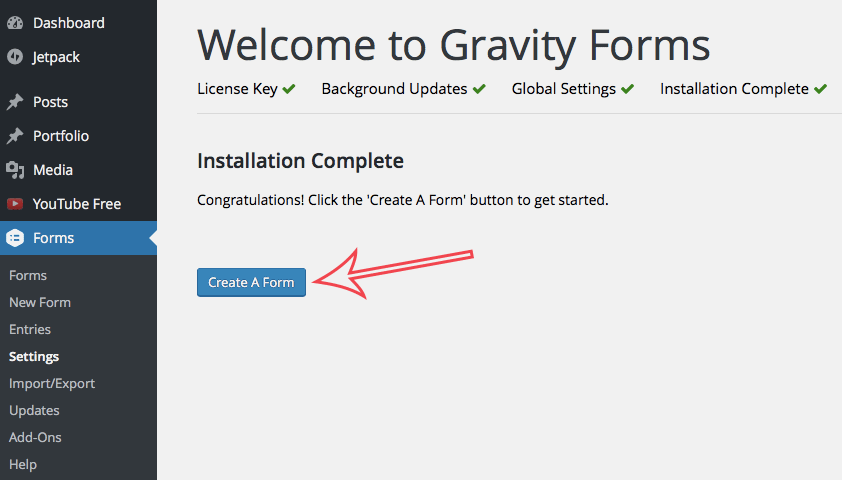 how to add a contact form with gravity forms