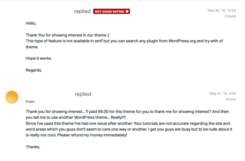 Not directing a customer to a helpful article is one of our business mistakes.