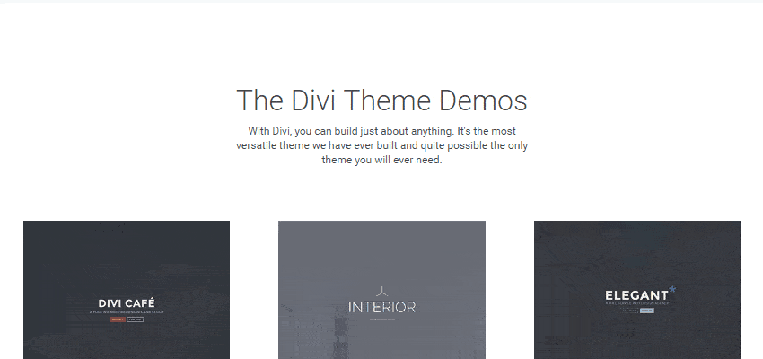 Divi layouts