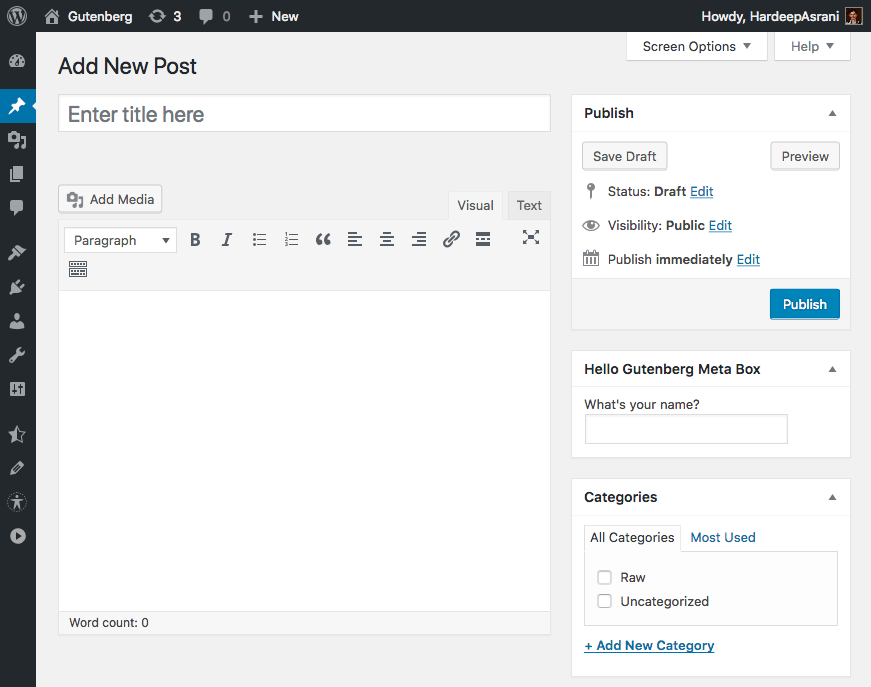 Meta Box in Classic Editor