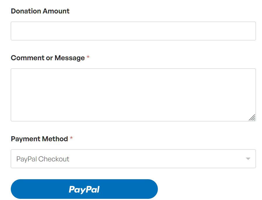 Donation template for WPForms Pro
