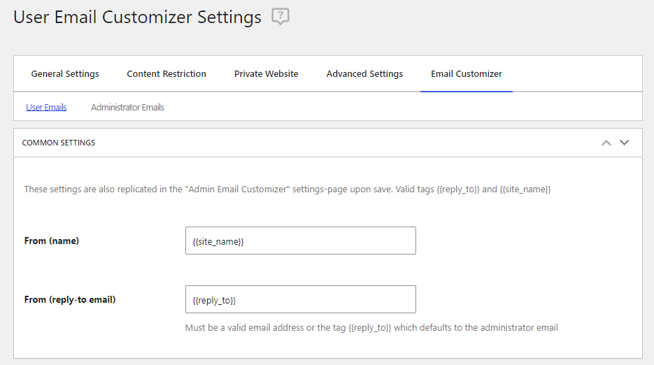Customizing the emails for the membership site on WordPress.