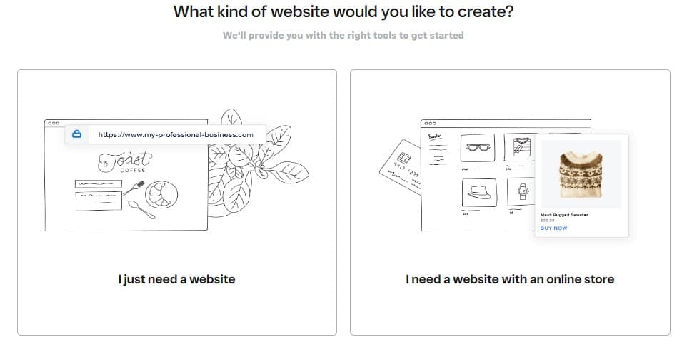 Squarespace vs Weebly: Weebly setup