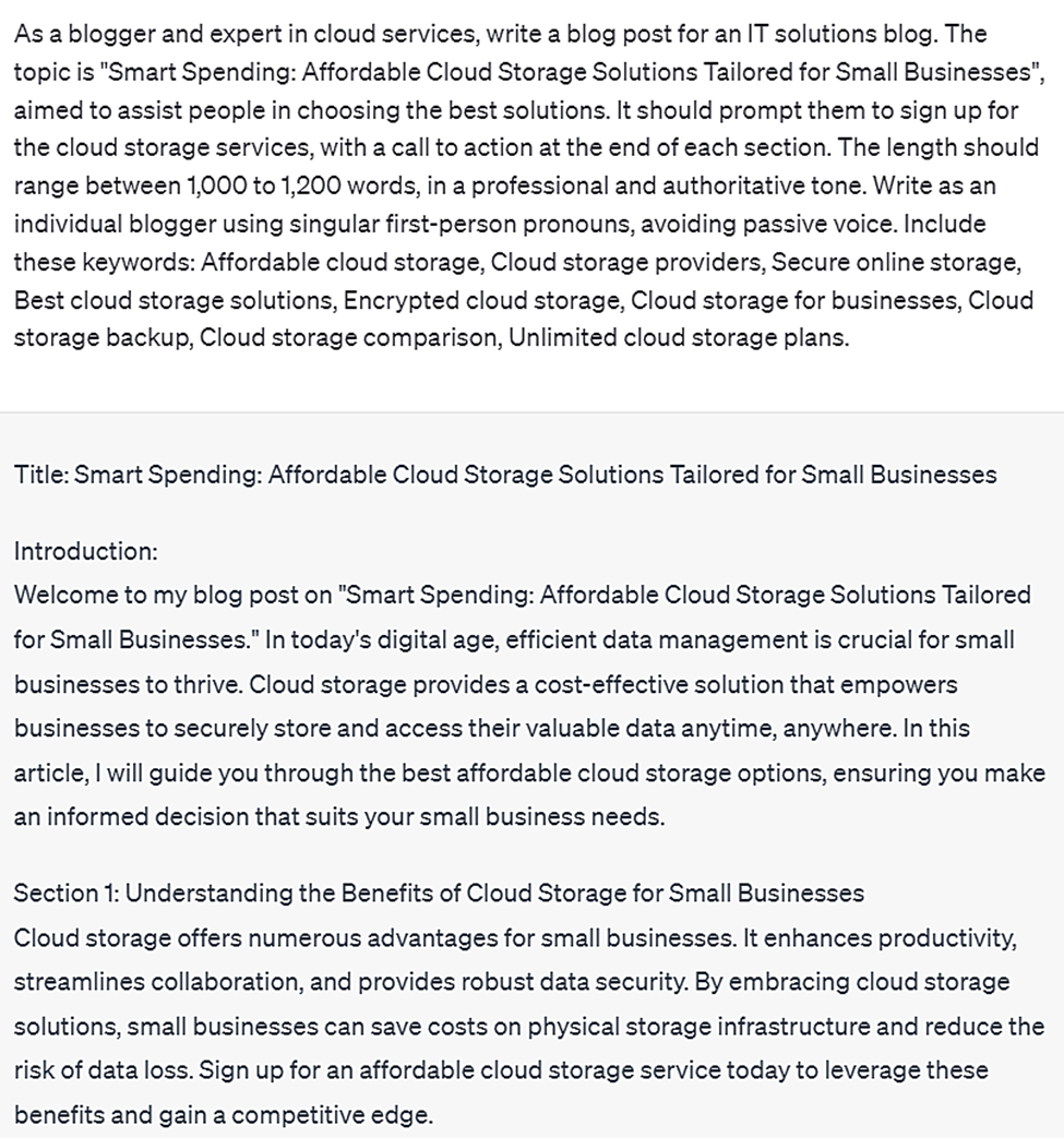 Best ChatGPT prompts for marketing: SEO content writing prompts for ChatGPT.