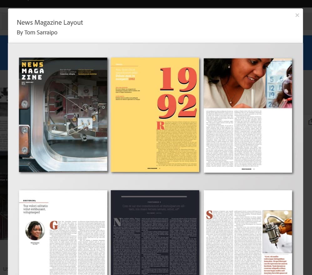 templates - Photoshop vs Illustrator vs InDesign