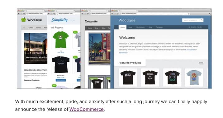 WooCommerce launch