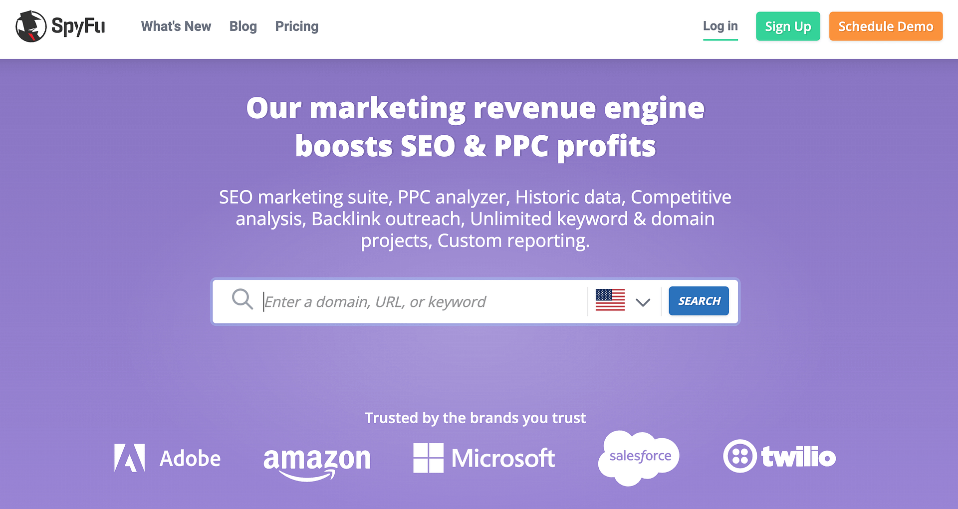 Spyfu for SEO auditing